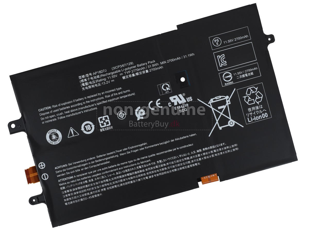 Acer AP18D7J udskiftningsbatteri