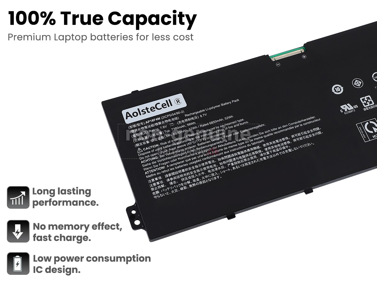 Acer Chromebook CB714-1W udskiftningsbatteri