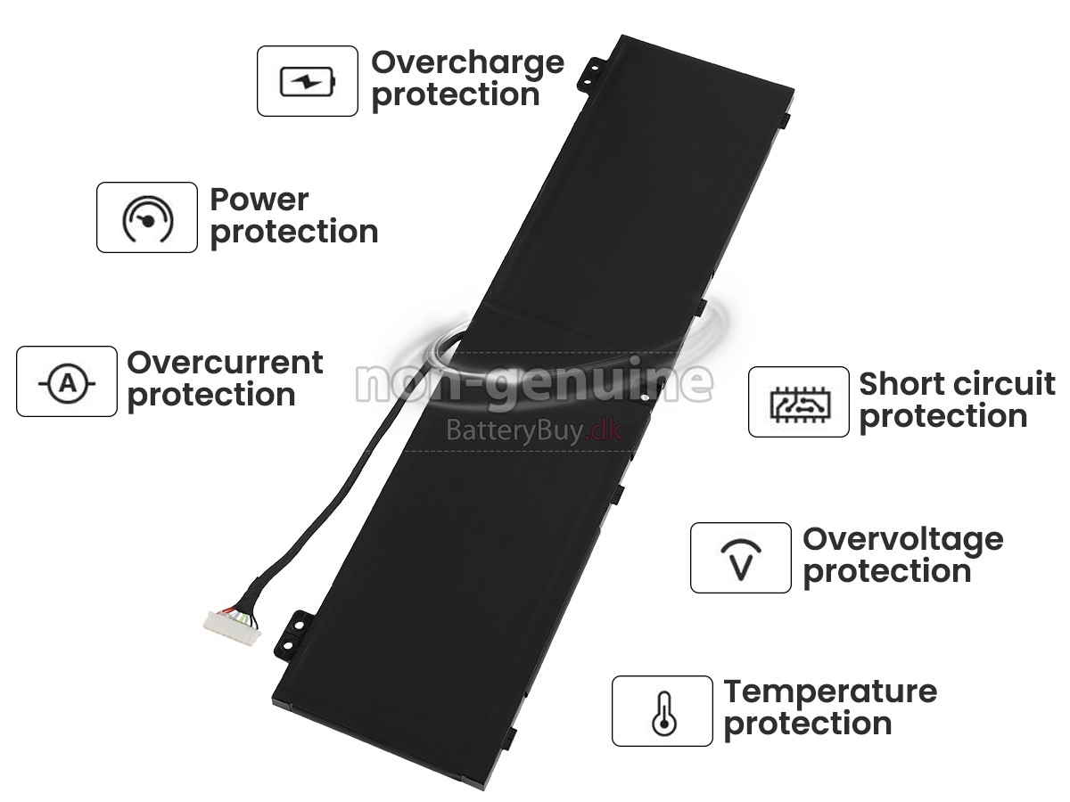 Acer Predator TRITON 300 SE PT314-51S-79GH udskiftningsbatteri