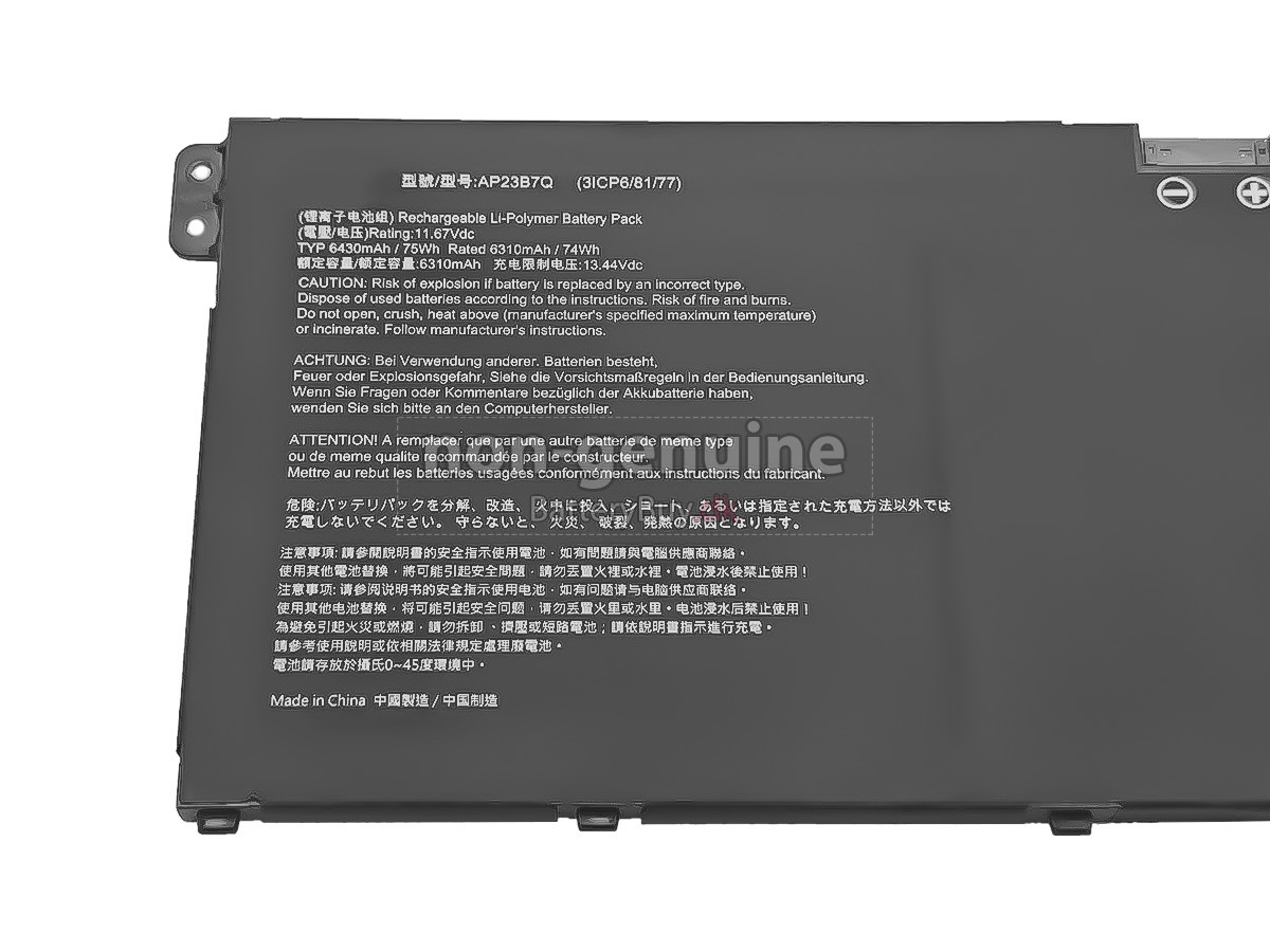 Acer AP23B7Q udskiftningsbatteri