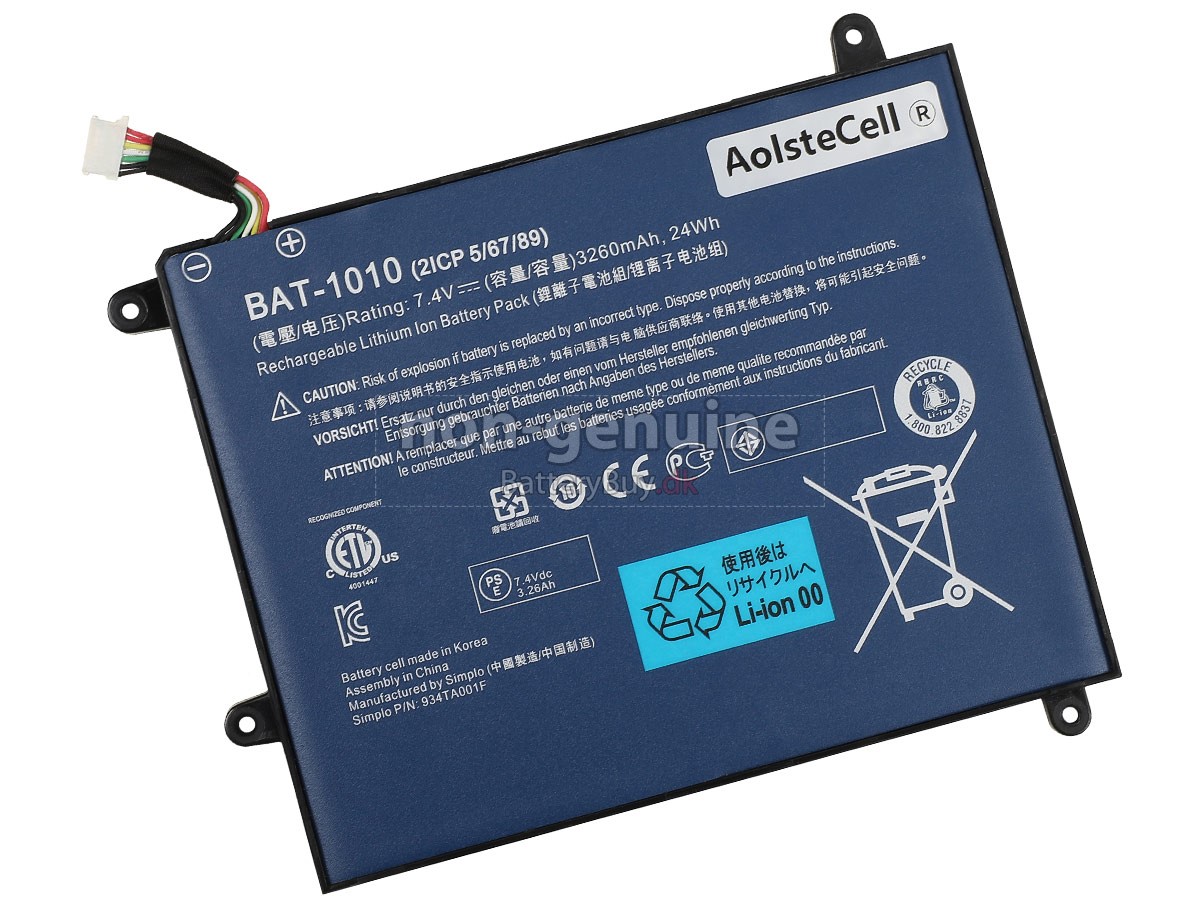 Acer BT.00203.008 udskiftningsbatteri