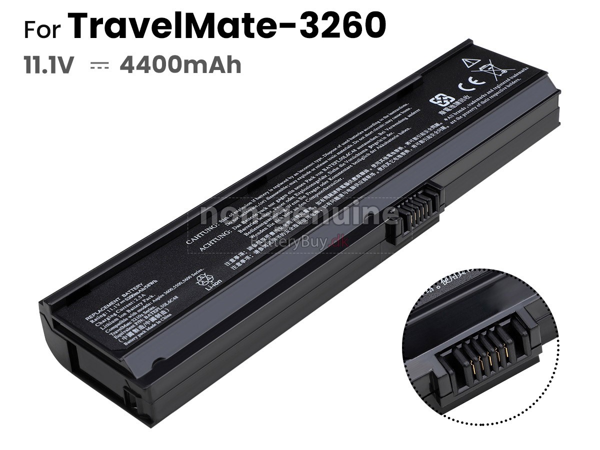 Acer TravelMate 2480-2968 laptop udskiftningsbatteri