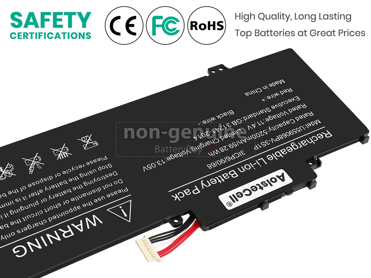 Gateway U559068PV-3S1P udskiftningsbatteri