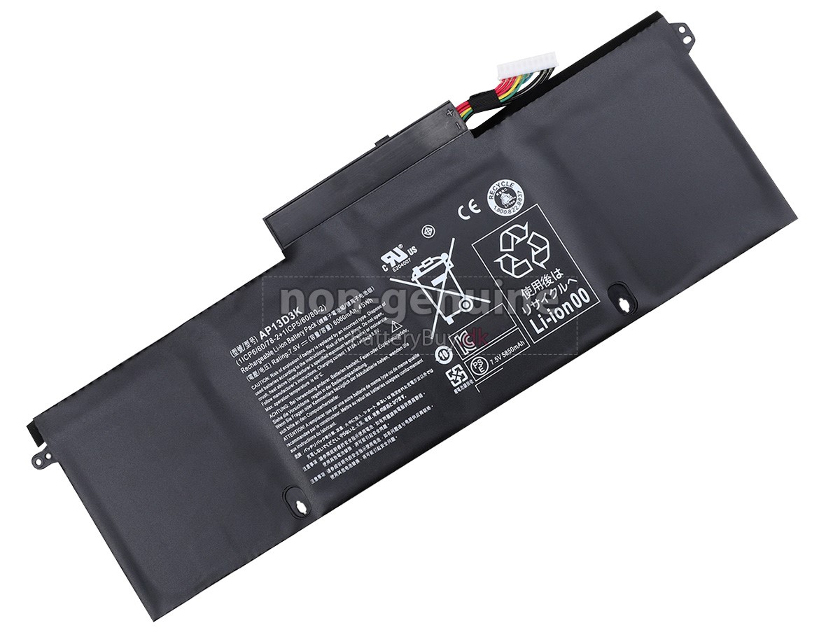 Acer Aspire S3-392G-54204G50TWS laptop udskiftningsbatteri