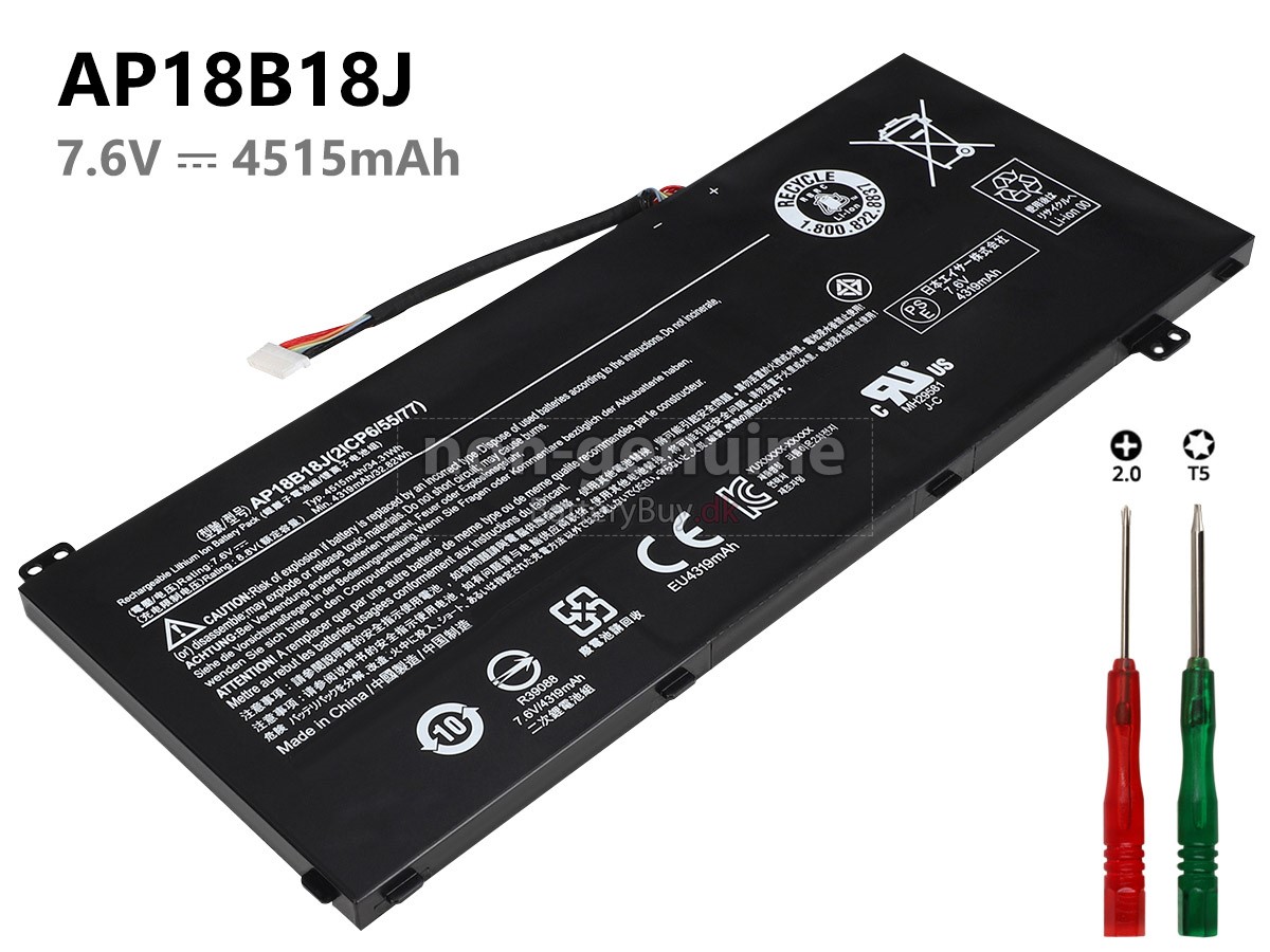 Acer AP18B18J(2ICP6/55/77) laptop udskiftningsbatteri