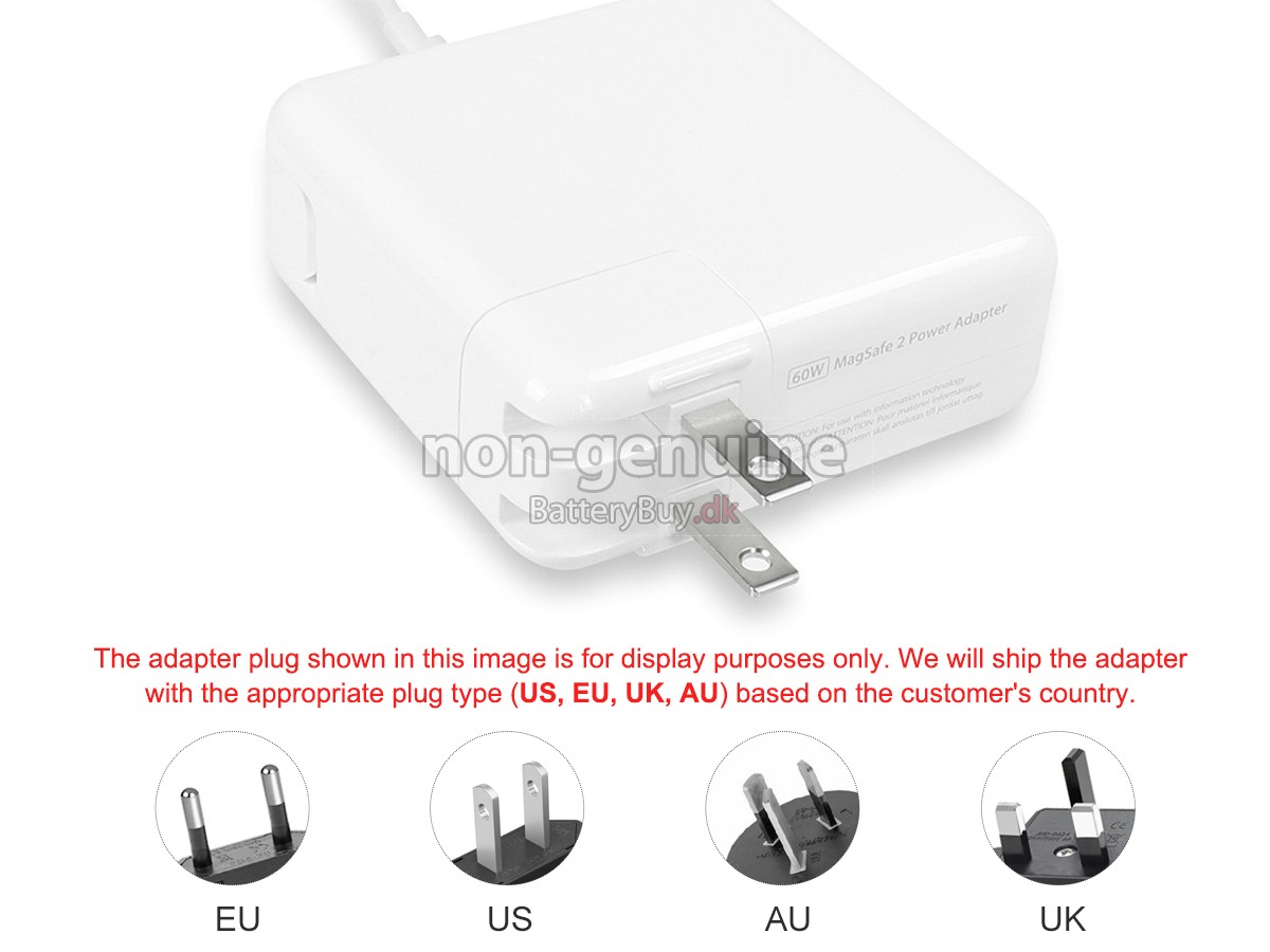 Adapter til Apple MAGSAFE 2 60W A1435