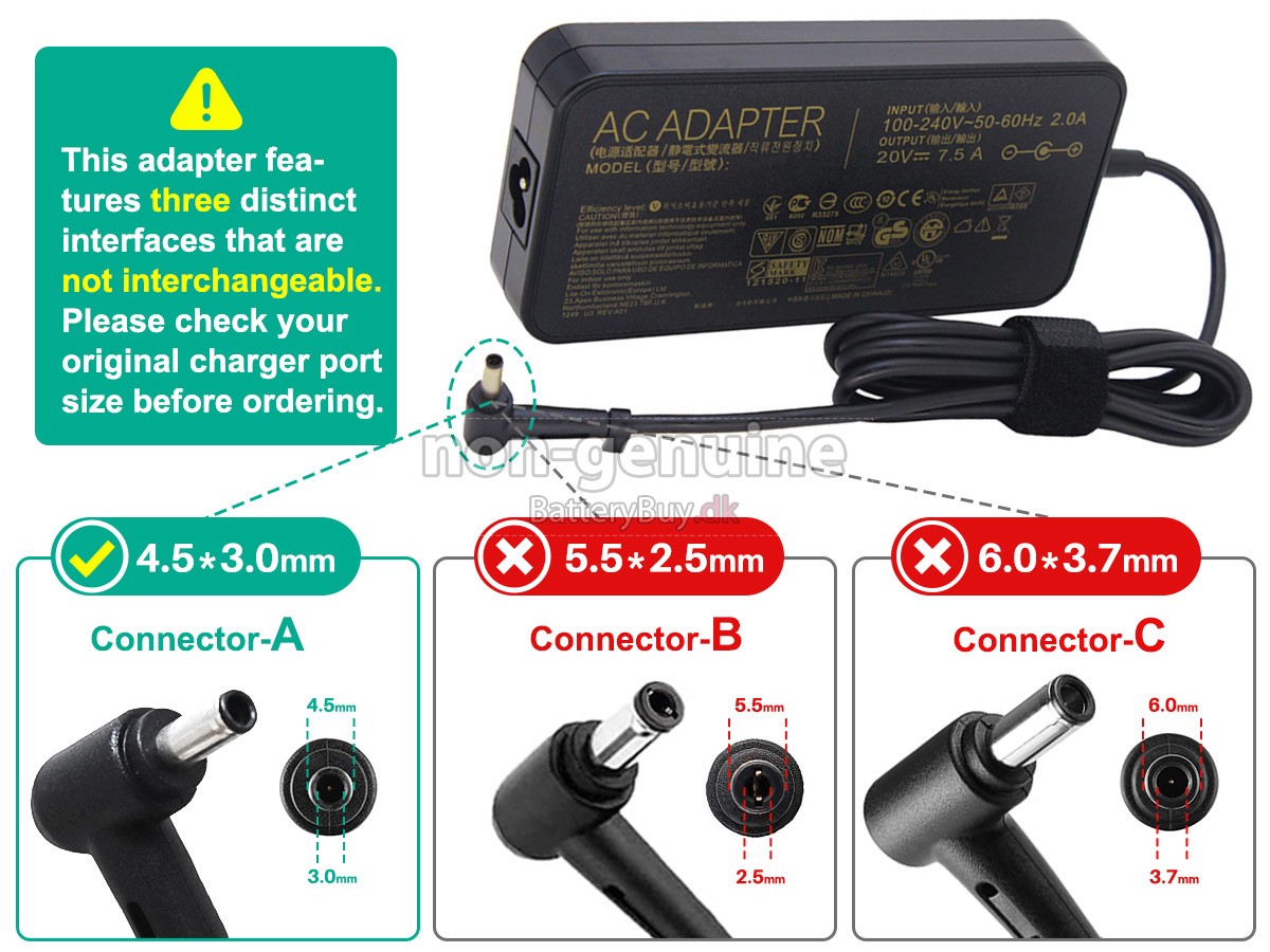 Adapter til Asus A17-150P1A