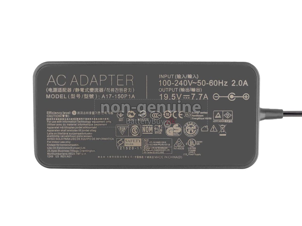 Adapter til Asus 19.5V 7.7A 150W 5.5*2.5MM