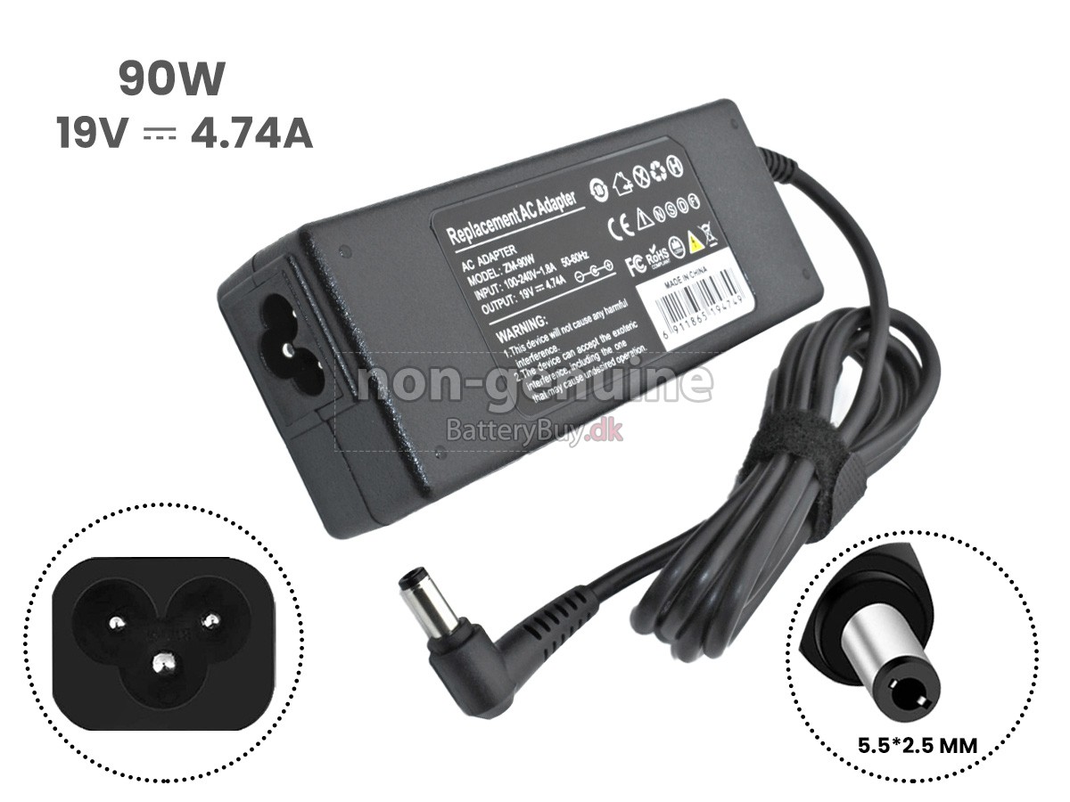 Adapter til Asus 90W 19V-4.74A 5.5*2.5MM