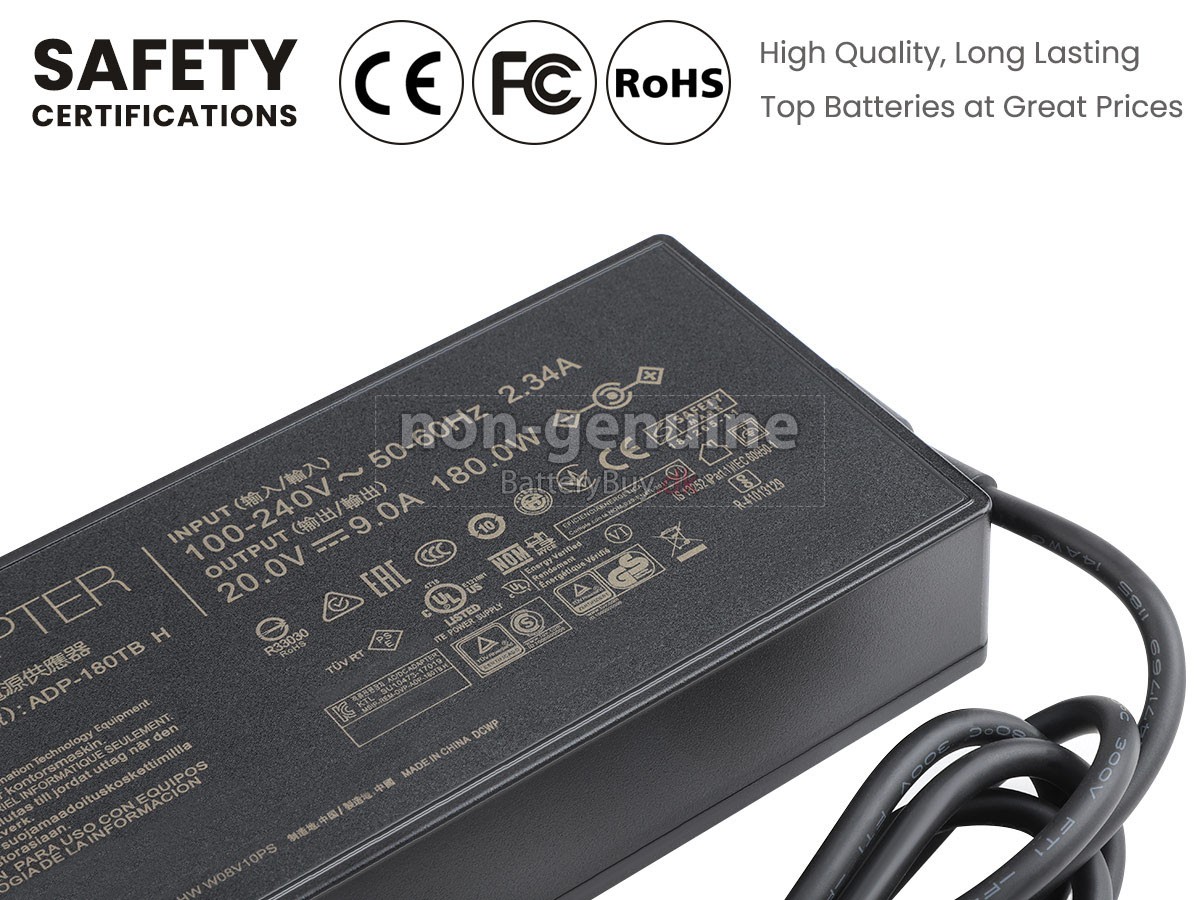 Adapter til Asus 20V 9A 180W 6.0*3.7MM
