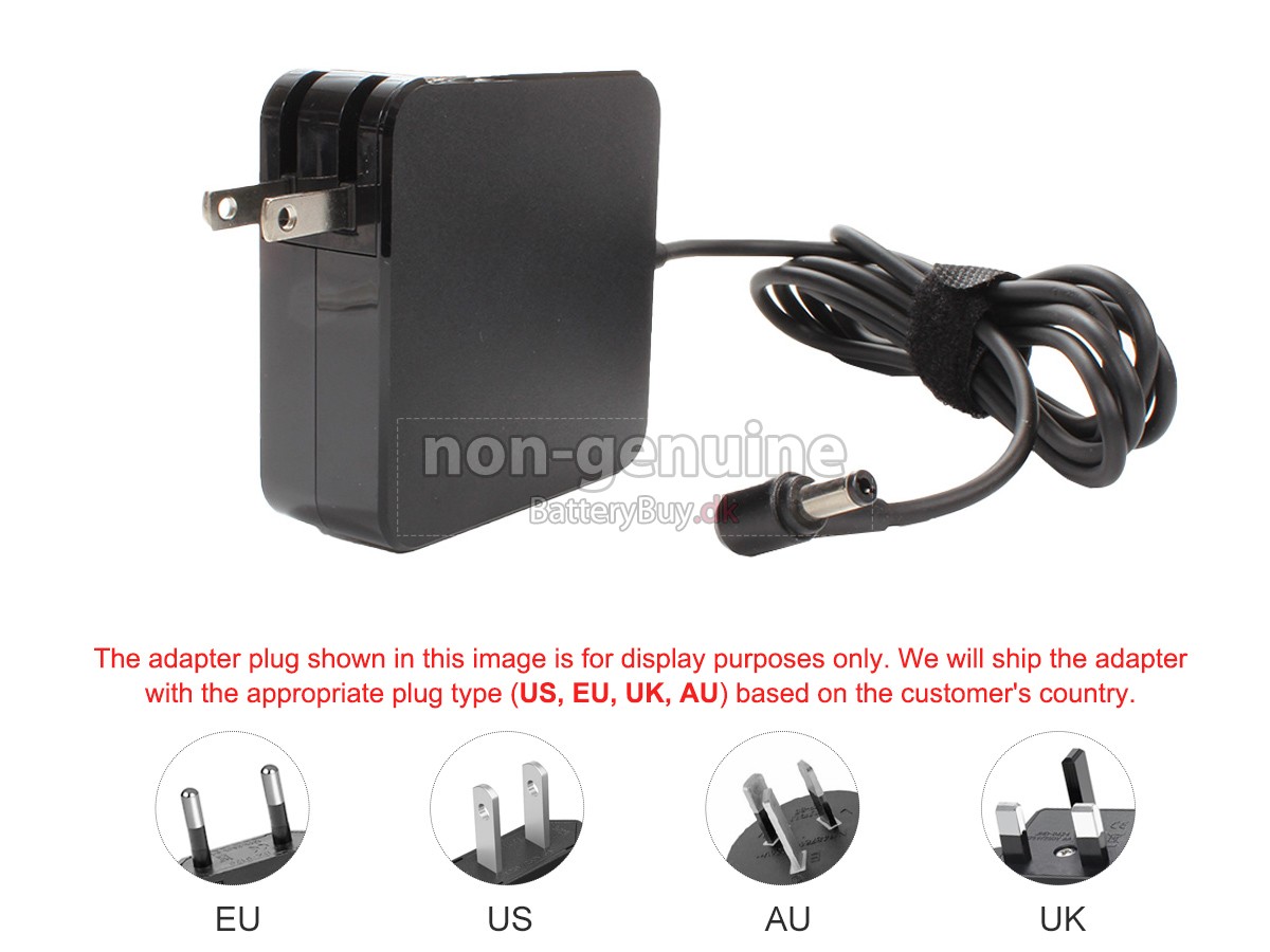 Adapter til Asus 19V 3.42A 65W 100-240V~1.6A 50/60HZ