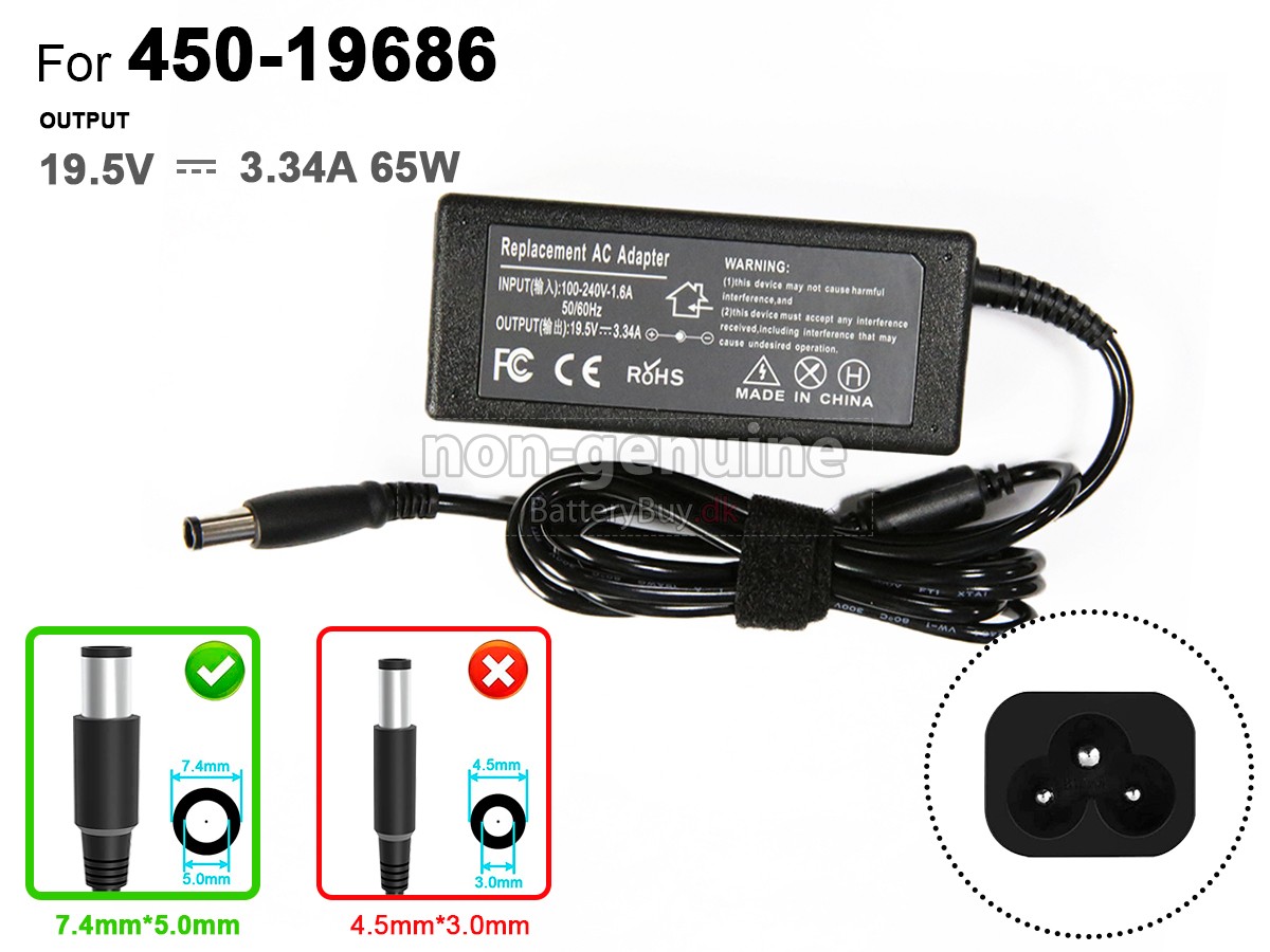 Adapter til Dell LA65NS2-00