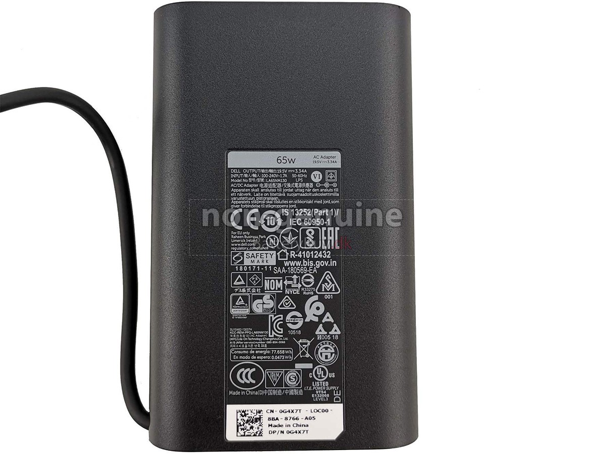 Adapter til Dell 19.5V-3.34A 65W 7.4*5.0MM