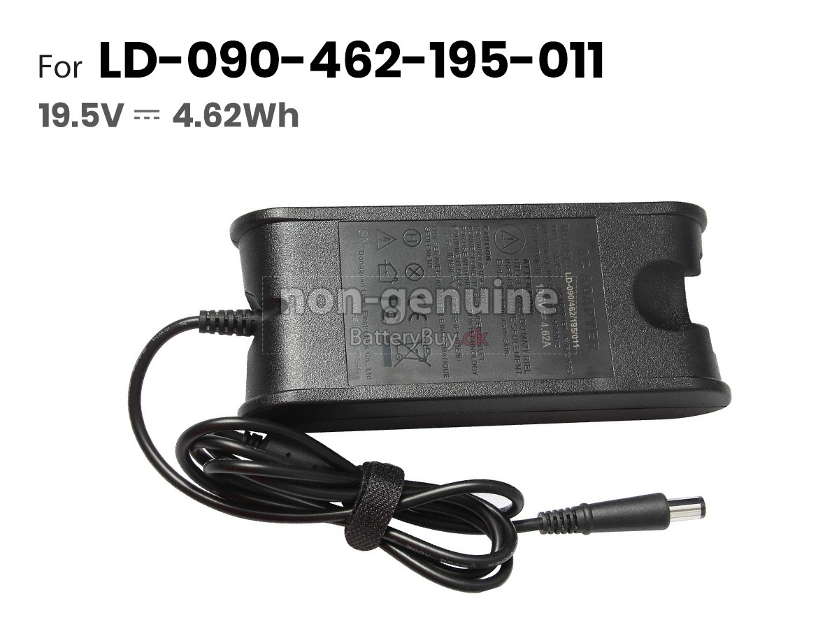 Adapter til Dell 90W 19.5V-4.62A 100-240V~2.0A 50/60HZ