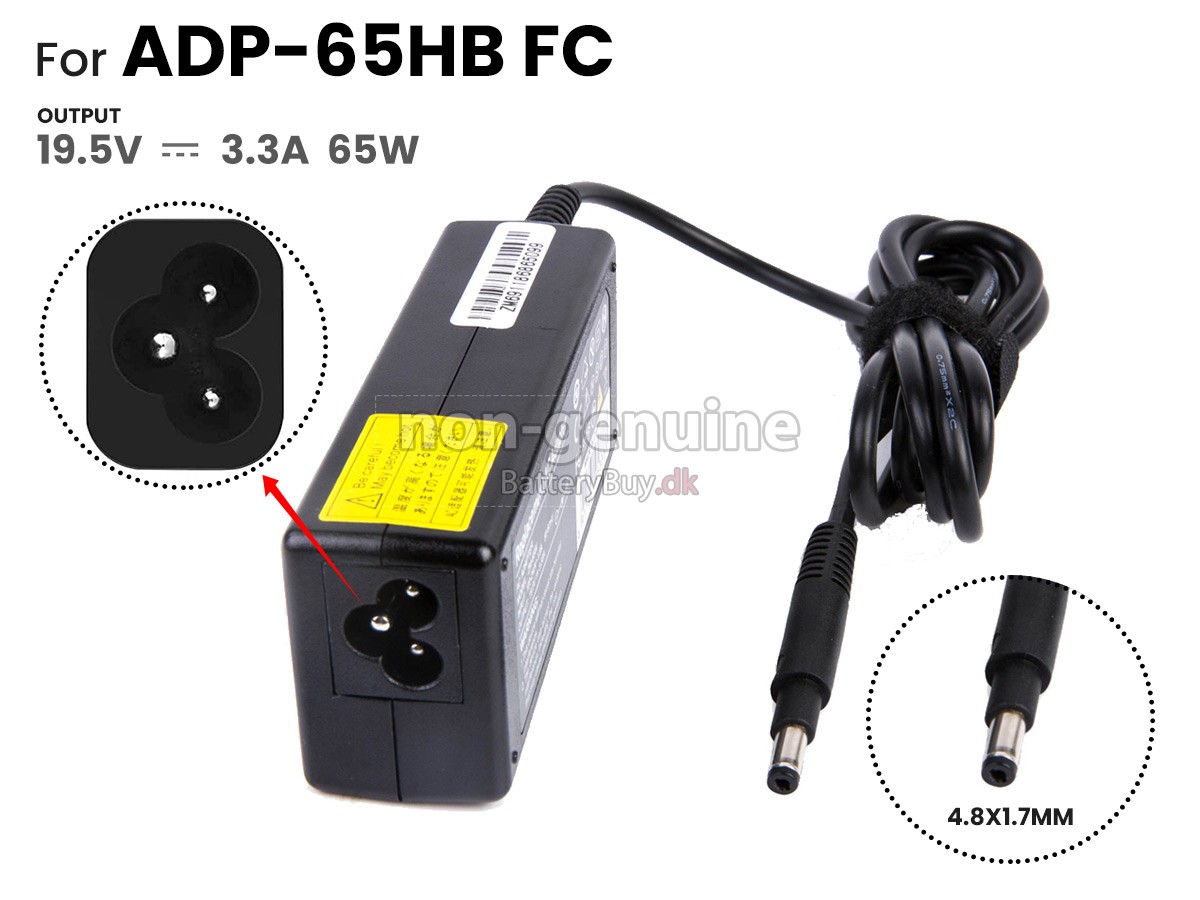 Adapter til HP ADP-65HB FC