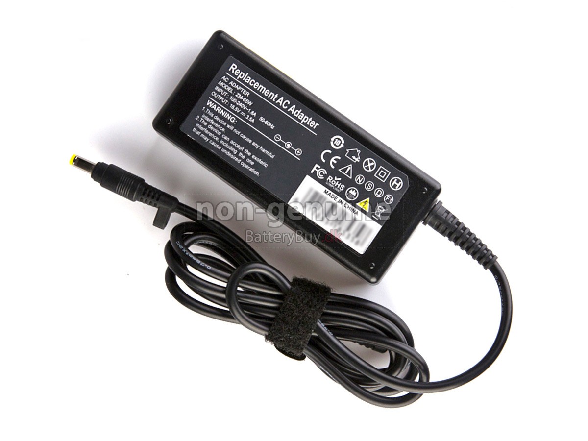 Adapter til HP 65W 18V-3.5A YELLOW