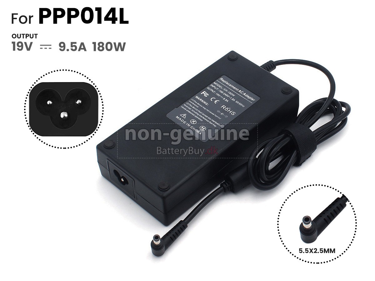 Adapter til HP 180W 19V-9.5A 100-240V~1.5A 50/60HZ