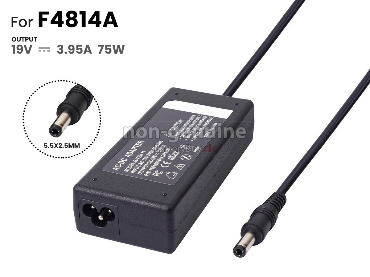 Adapter til HP 75W 19V-3.95A 100-240V~1.5A 50/60HZ