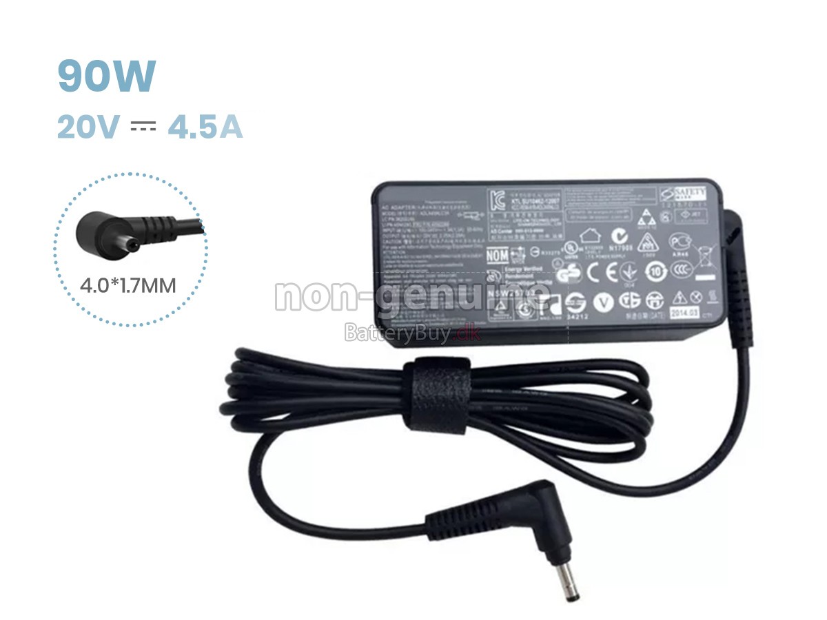 Adapter til Lenovo 20V 4.5A 90W 4.0*1.7MM