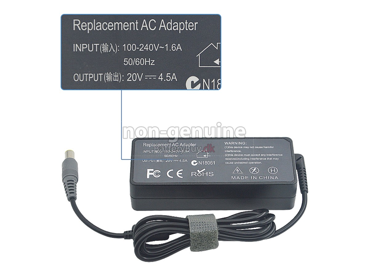 Adapter til Lenovo 20V 4.5A 90W 8.0*5.5MM
