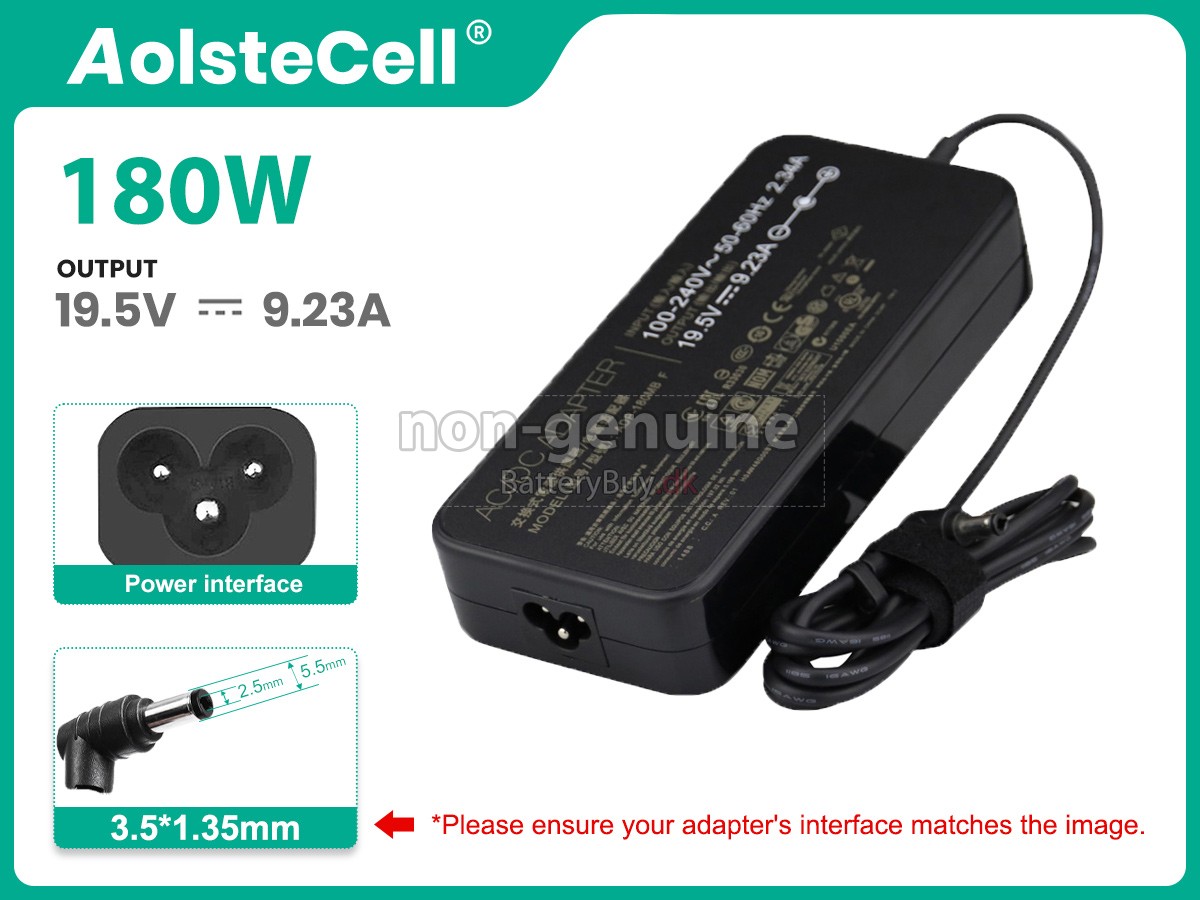 Adapter til MSI GL62VR 7FRX-1008 I7-7700HQ GTX 1060