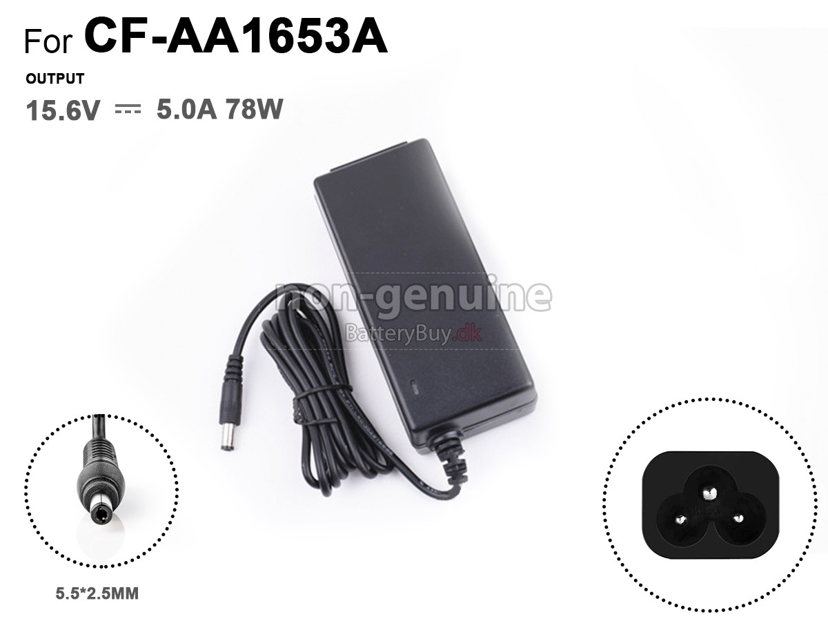 Adapter til Panasonic 78W 15.6V 5A 5.5*2.5MM