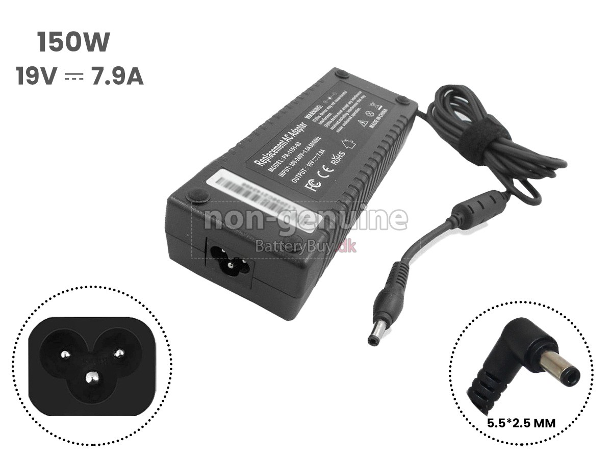 Adapter til Razer 150W 19V 7.9A 5.5*2.5MM