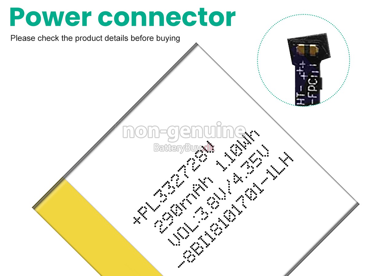 Amazfit PL332728V udskiftningsbatteri