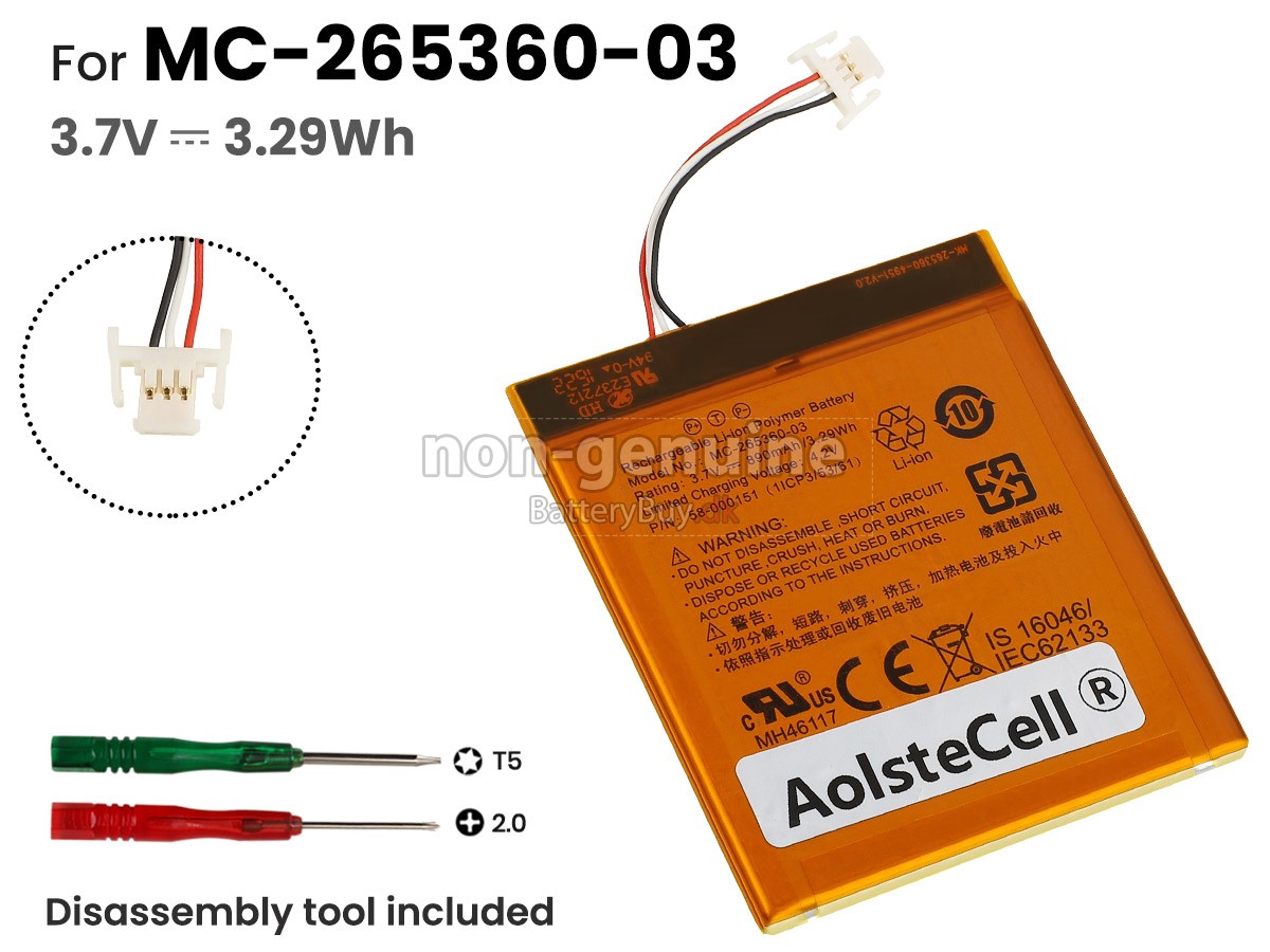 Amazon 58-000226 udskiftningsbatteri