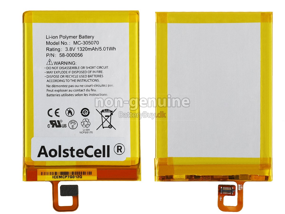 Amazon MC-305070 udskiftningsbatteri