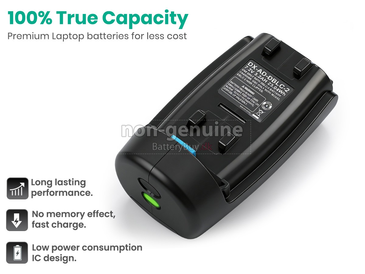 Andis PULSE ZR II CLIPPERS udskiftningsbatteri