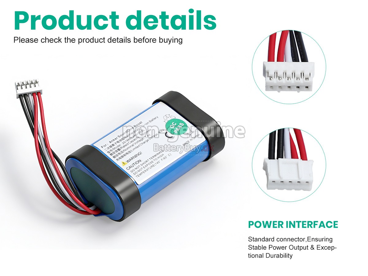 Anker 2S18650 udskiftningsbatteri