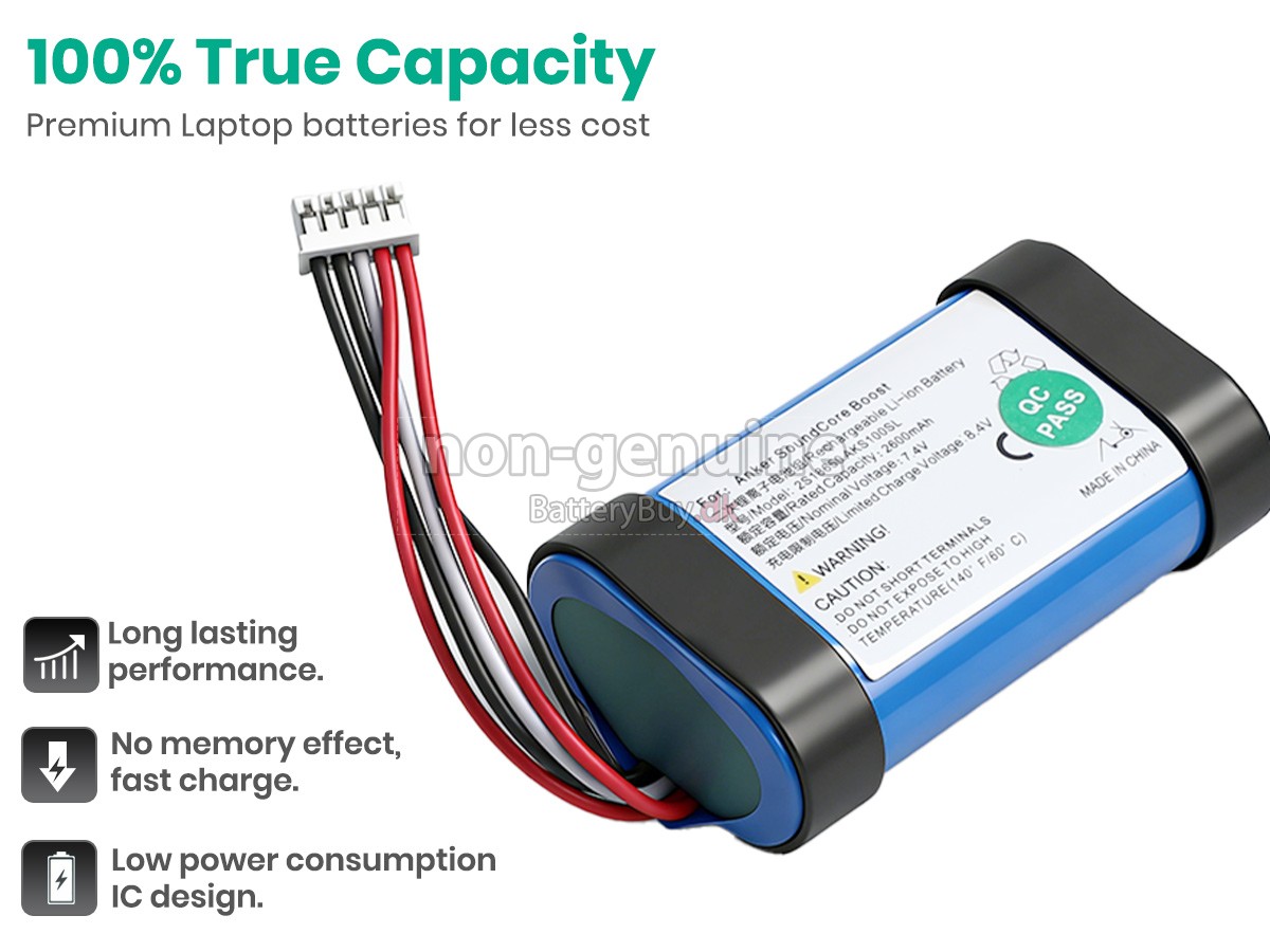 Anker 2S18650 udskiftningsbatteri