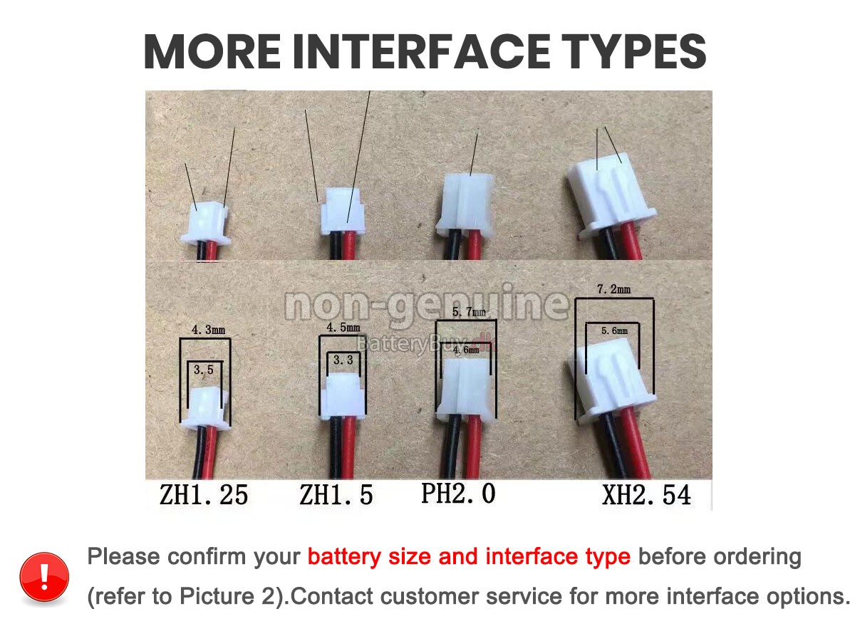 AolsteCell 102050 udskiftningsbatteri