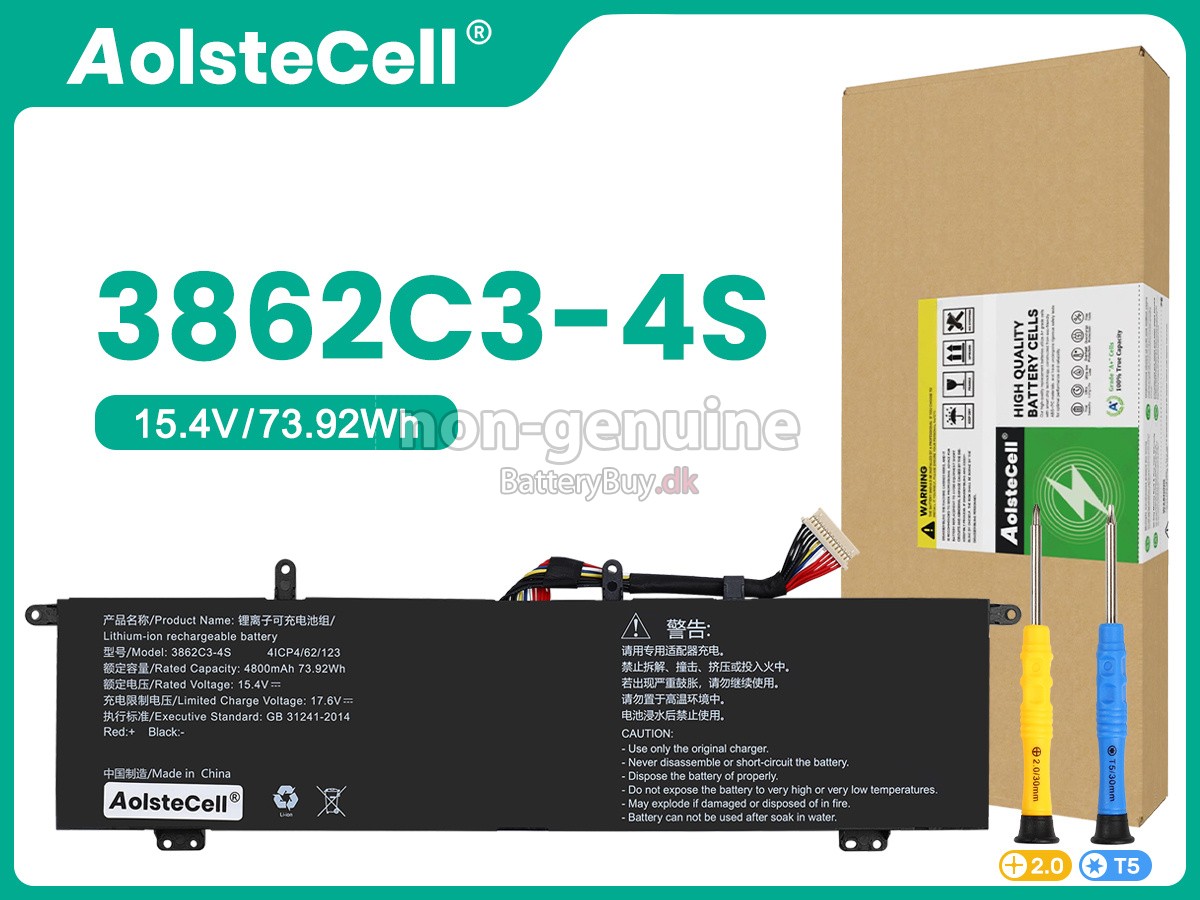 AolsteCell 3862C3-4S udskiftningsbatteri