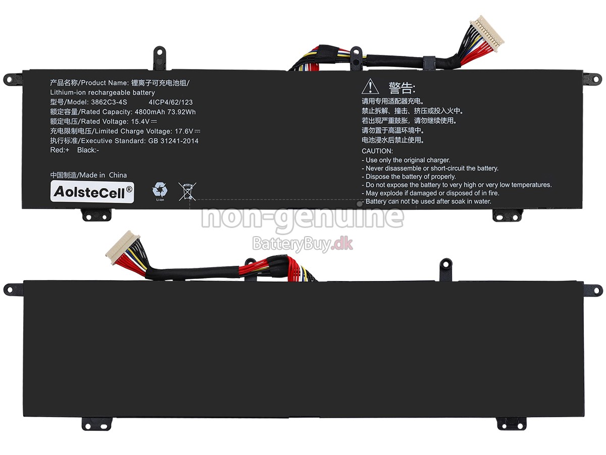 AolsteCell 3862C3-4S udskiftningsbatteri