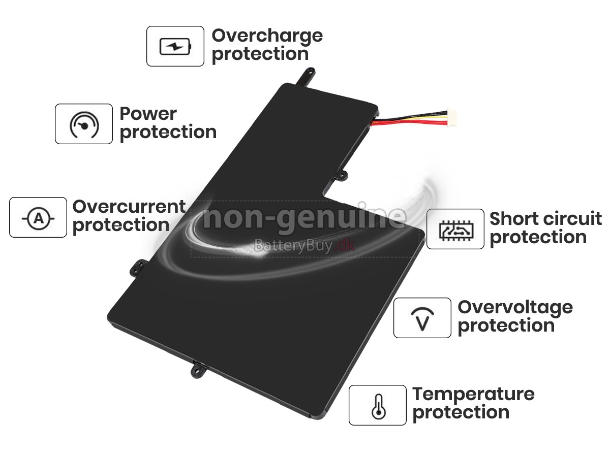 AolsteCell 5073132-2S2P udskiftningsbatteri