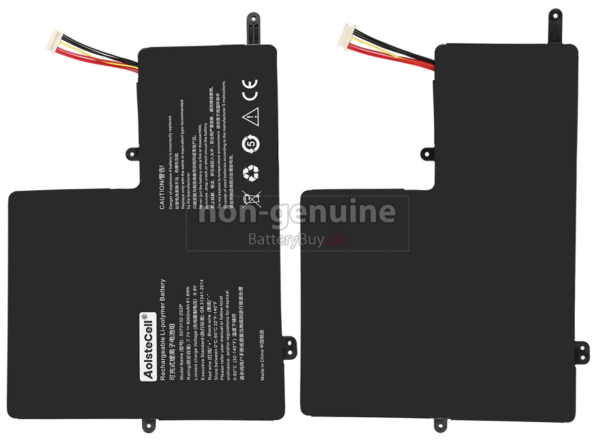 AolsteCell 5073132-2S2P udskiftningsbatteri