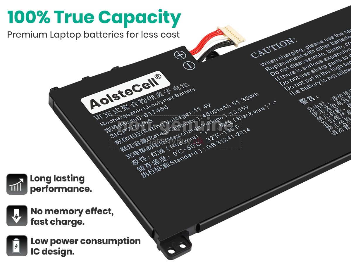 AolsteCell 617465 udskiftningsbatteri