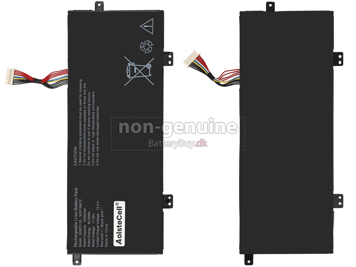 AolsteCell 626872-3S udskiftningsbatteri
