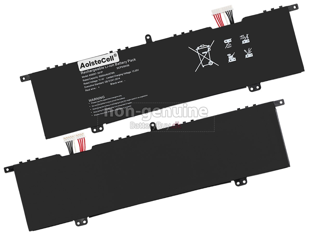 AolsteCell 658557-3S1P udskiftningsbatteri