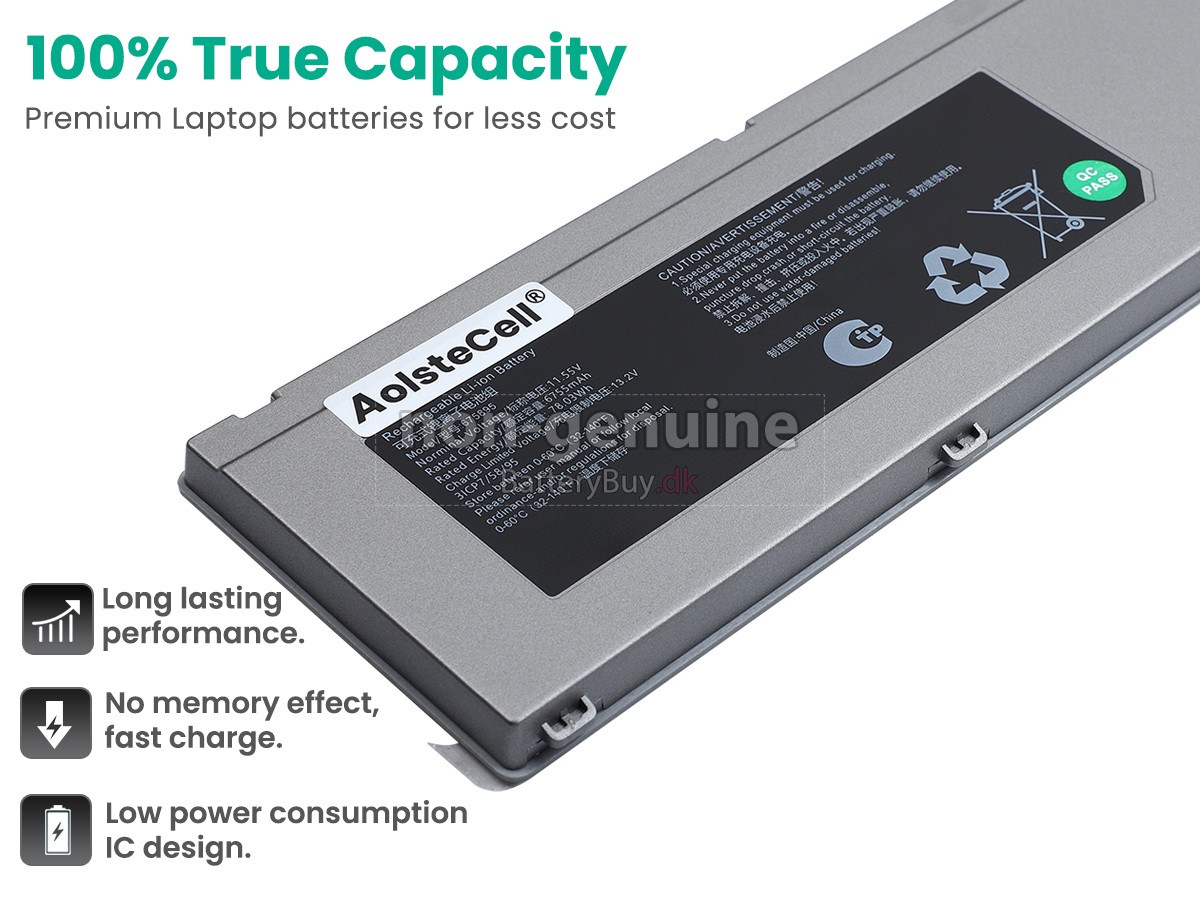 AolsteCell 675895 udskiftningsbatteri
