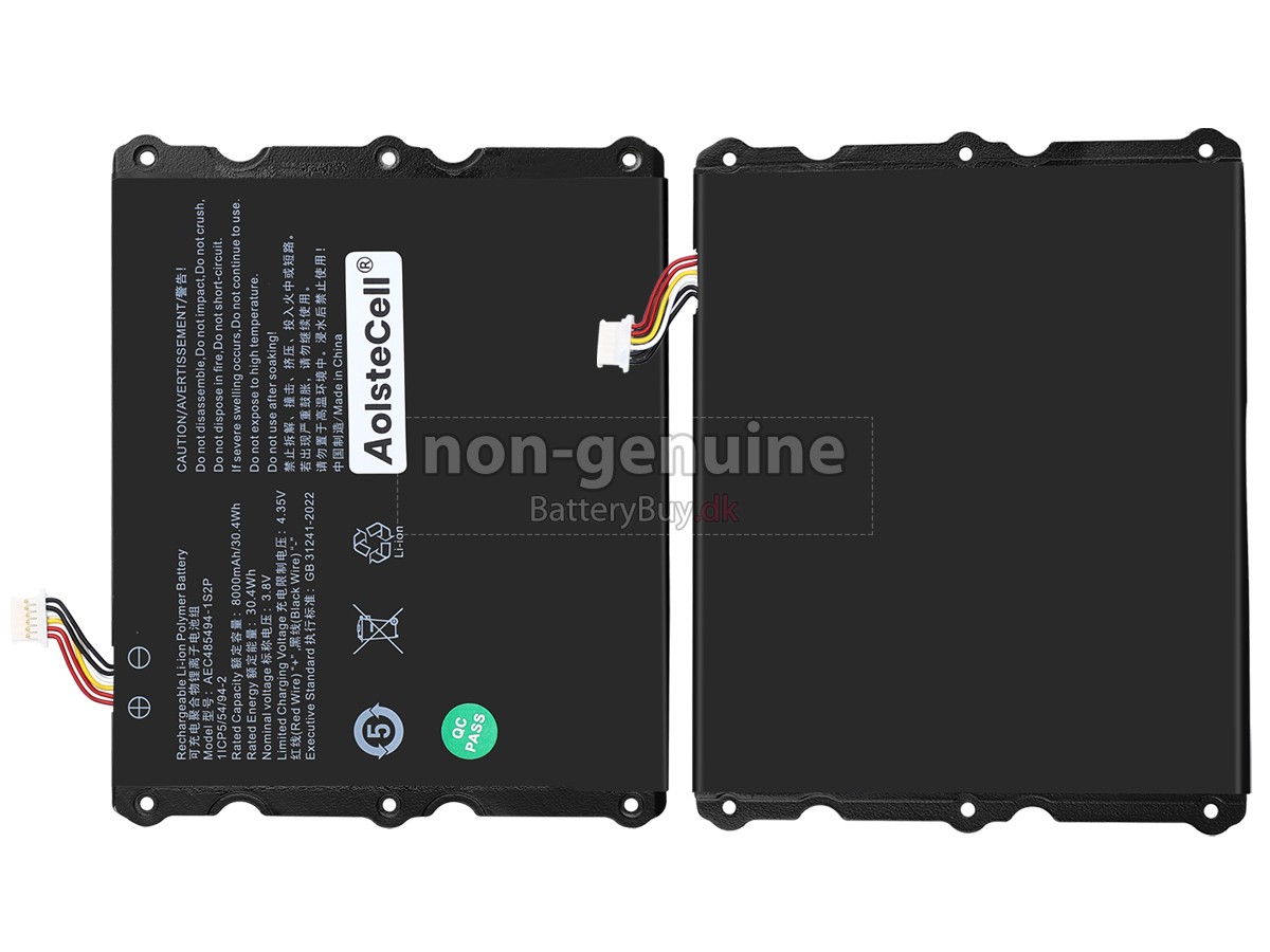 AolsteCell AEC485494-1S2P udskiftningsbatteri