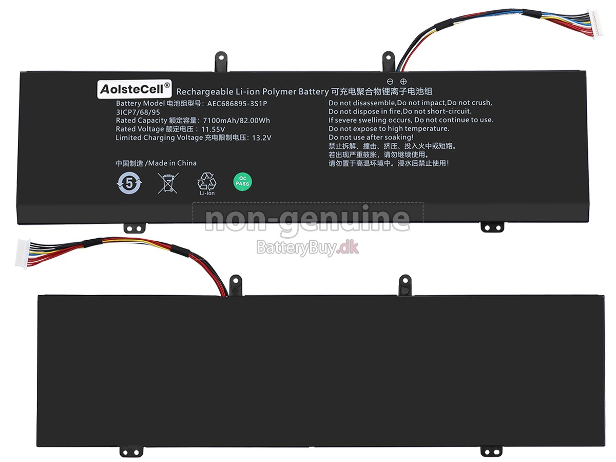AolsteCell AEC686895-3S1P udskiftningsbatteri