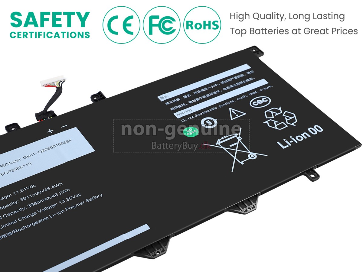AolsteCell GEN1-O20800106584 udskiftningsbatteri