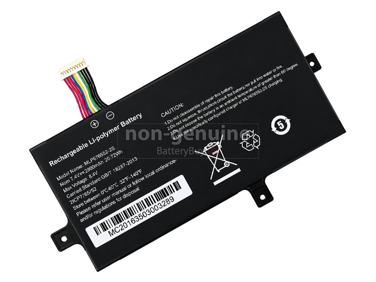 AolsteCell MLP676552-2S udskiftningsbatteri