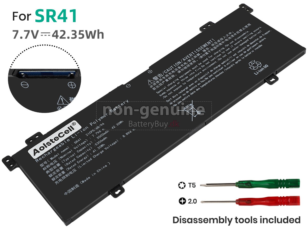 AolsteCell SR41 udskiftningsbatteri