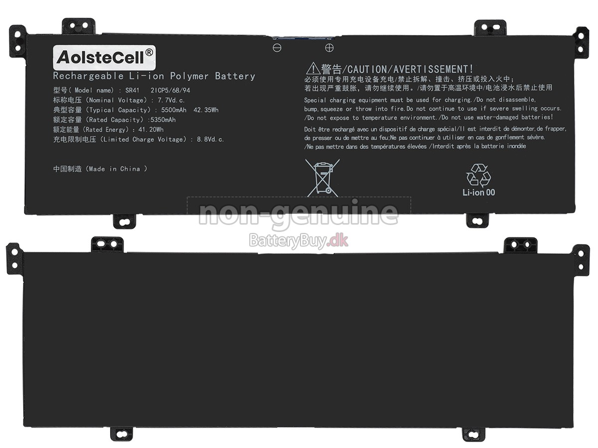 AolsteCell SR41 udskiftningsbatteri
