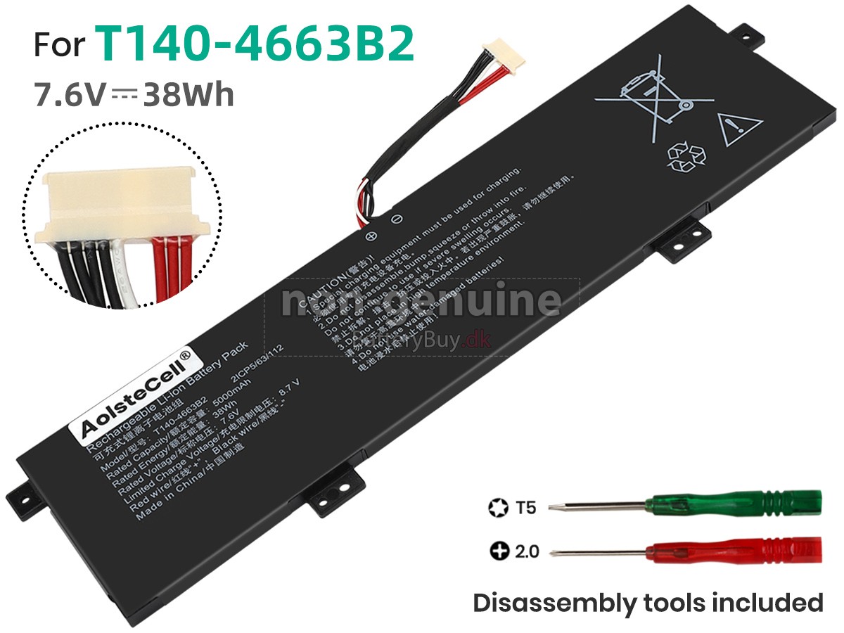 AolsteCell T140-4663B2 udskiftningsbatteri