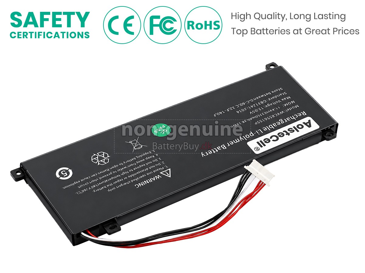 AolsteCell WYC8556155P udskiftningsbatteri